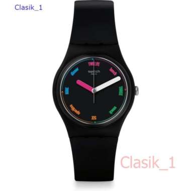 Original 100%!! Jam Tangan Wanita SWATCH GB289 Analog hitam Garansi Resmi 2 tahun