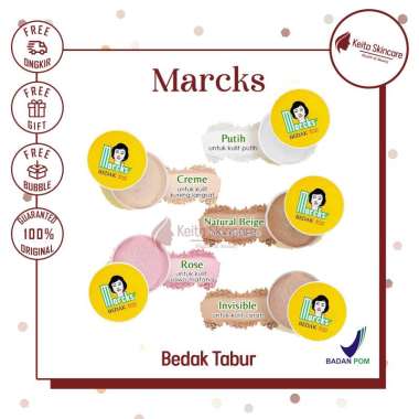 Bedak Marcks Beauty Powder - Bedak Tabur Marcks Rose
