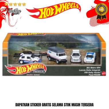 Hot Wheels Premium Diorama Rally Legend Set 2023 Segel Original