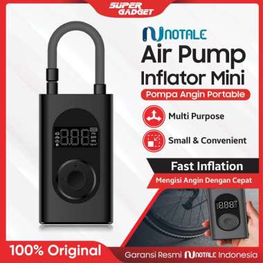 Notale Air Pump Inflator Mini Portable Electric Pompa Ban Mobil Sepeda