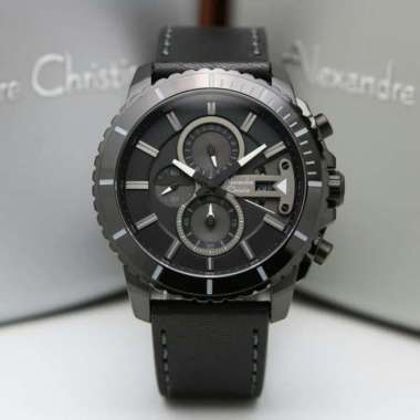 ALEXANDRE CHRISTIE AC 6527 PRIA FULL BLACK LEATHER BLACK ORIGINAL