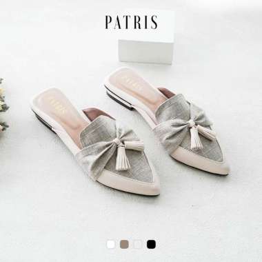 Yefta Mules Wanita Heels / Hak 3 Cm 41 Ivory Capella