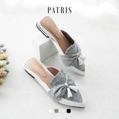 Yefta Mules Wanita Heels / Hak 3 Cm 41 White Canopus