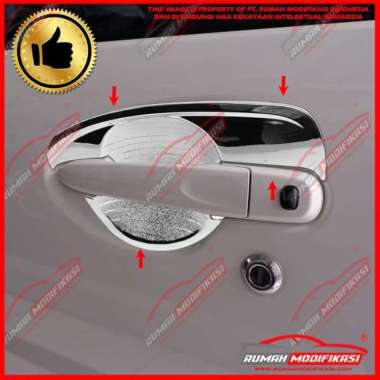 OUTER DOOR HANDLE - MANGKOK HANDLE - TOYOTA AVANZA 2019-ON - CHROME