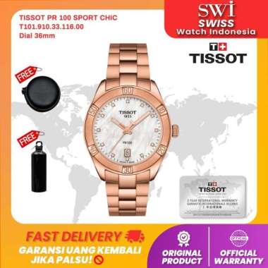 Jam Tangan Wanita Tissot T101.910.33.116.00 TISSOT PR 100 SPORT CHIC