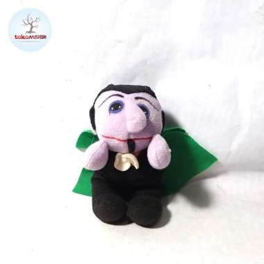 Boneka Count Dracula Drakula Vampire Muppet Sesame Street Mcd Doll Toy