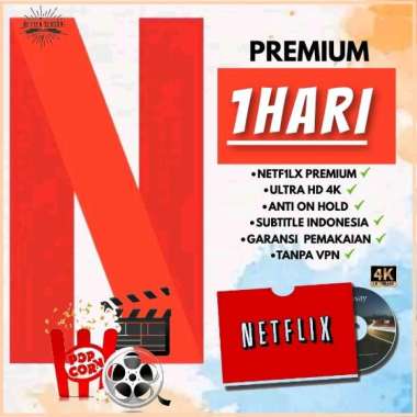 NETFLIX PREMIUM 4K UHD + HDR GARANSI PEMAKAIAN Coba 1 Hari