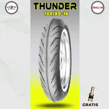 Ban Tubles Motor Bebek Ring 16 SWALLOW THUNDER 100/80-16