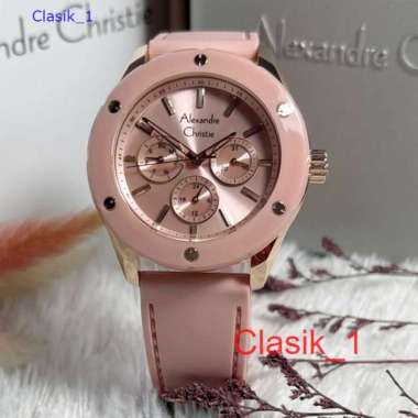 Original 100%!! Alexandre Christie Unisex AC 2989/ AC2989 Rosegold Peach Garansi Resmi 1 Tahun