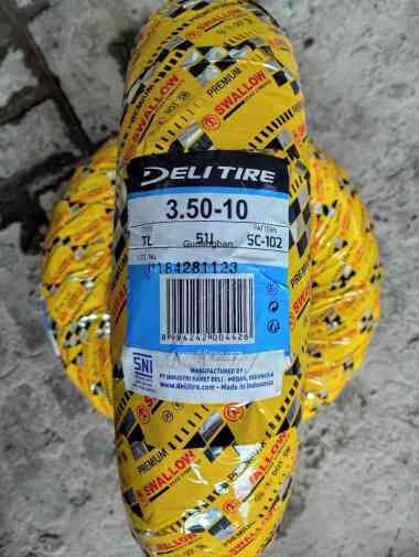 ( TUBELESS ) SWALLOW SC102 350 10 X-BLADE ban luar Deli Tire scooter minimoto vespa Classic SC-102 T