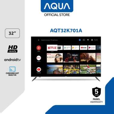 Aqua Elektronik AQT32K701A - 32 Inch HD, Digital, Android Smart TV