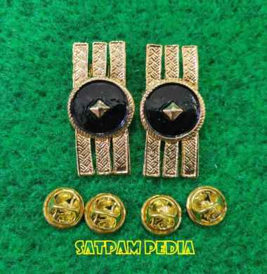 Monogram Kerah PNS Polri Gol 3A - Pin Kerah PNS Polri Gol 3A