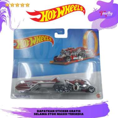 Hot Wheels Track Stars Rad Rider Rig Merah Silver Tampo Hot Wheels