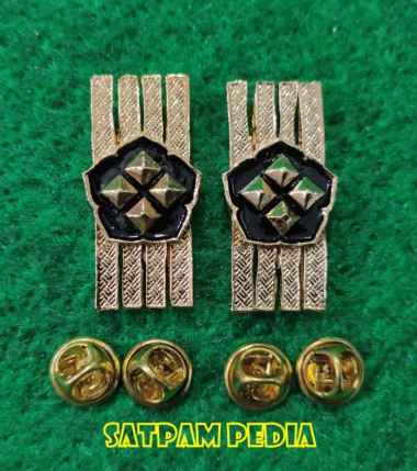 Monogram Kerah PNS Polri Gol 4D - Pin Kerah PNS Polri Gol 4D