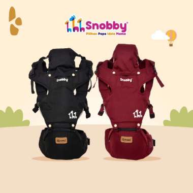 Snobby Gendongan Hipseat 6 Posisi Eliza-SBG5770 Maroon