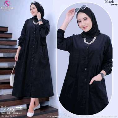 SHOFIYA HIJAB LIZZY MIDI - SH Black