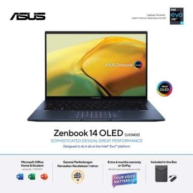 ASUS ZenBook 14 OLED INTEL EVO UX3402ZA-OLEDS551 - Ponder Blue