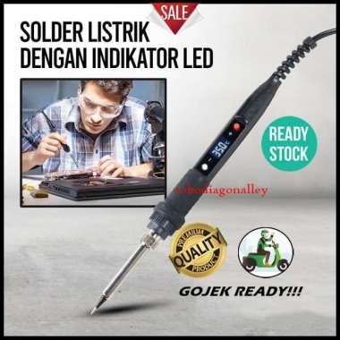 Solder Digital LCD Solder LCD 60W Solder Listrik LCD Electric Solder
