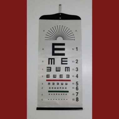 SNELLEN E CHART - TUMBLING-E CHART