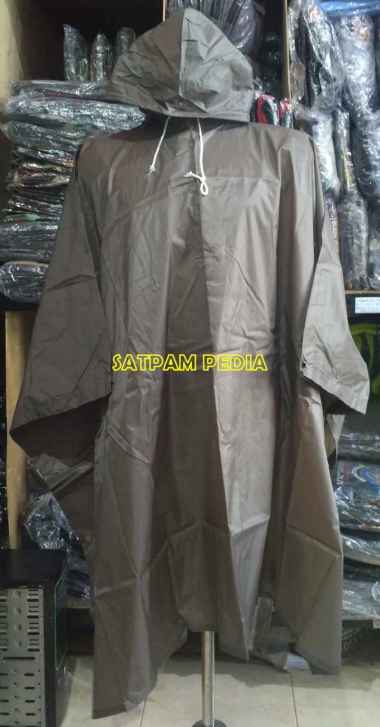 Jas Hujan Kelelawar - Jas Hujan Ponco - Mantel Hujan Ponco Hijau