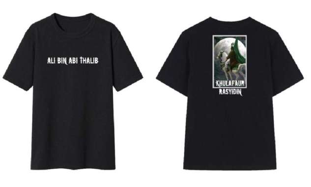 ZHON ARMY - Tshirt Series Islamic Ali Bin Abi Thalib - Baju Hijrah XXL