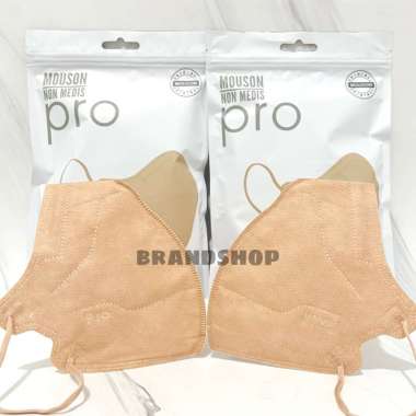 Mouson KN95 Pro Masker 5ply isi 10 pcs Mocca