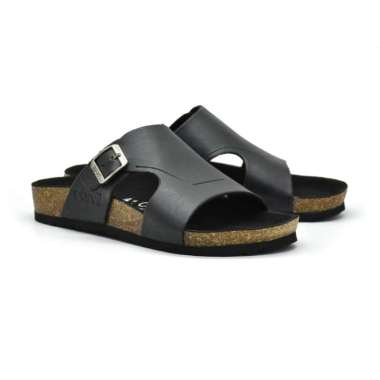 Carvil Sandal Pria Romeo-04 M BLACK/BLACK 42