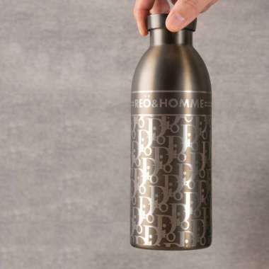 Botol Tumbler Bahan Stainless Steel Kapasitas 500 ml Reo&Homme Flask Hitam