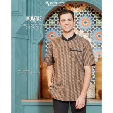 BAJU GAMIS KOKO SARIMBIT COUPLE MUTIF DAMOZA TITANIA MUMTAZ XXXL MUMTAZ