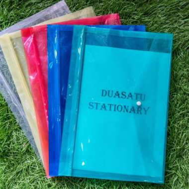Ecoflex Dataflex Map Plastik Kancing Folio warna Kuning