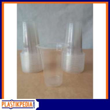 GELAS PLASTIK | CUP PLASTIK 16 oz (ISI 500 cup)