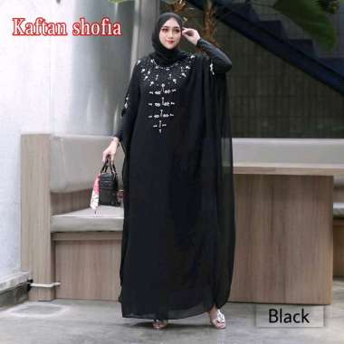 Kaftan Shofia Gamis Kaftan sage Semua Ukuran