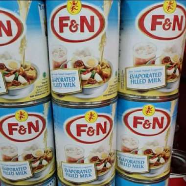 FN EVAPORATED MILK 380GR X 1 DALAM KALENG, CAMPURAN CREAMER CAIR