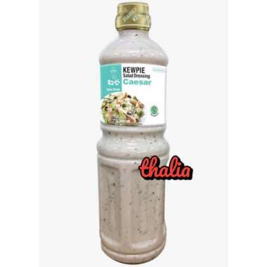 KEWPIE CAESAR SALAD SAUCE DRESSING 1KG, CAMPURAN/COCOLAN MAKANAN SALAD