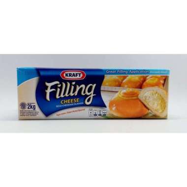 KRAFT CHEESE FILLING 2KG ISIAN ROTI, CAKE, BOLU DLL