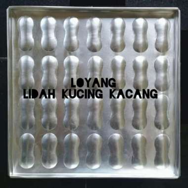 LOYANG ALUMUNIUM LIDAH KUCING KACANG 22x22 BAHAN TEBAL, KOKOH
