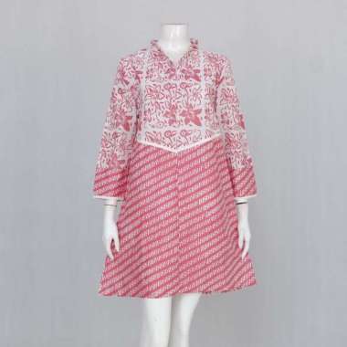 TUNIK NARESWARI JUMBO LD 125 LD 130 LD 135 LD 140 | DRESS BATIK WANITA BUSUI LD 125 Dusty Pink