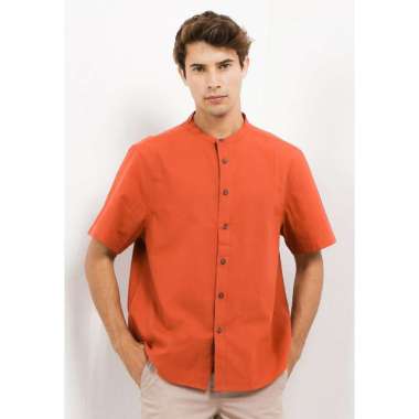 Obermain Kemeja Pria AMBER Terracota OPD24016TR Terracota S