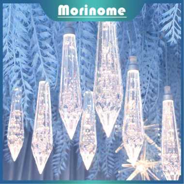 Lampu dekorasi pelaminan kristal be 10 tabung