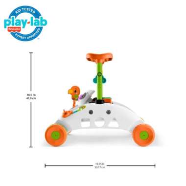 Fisher Price 2 Sides Steady Speed Panda Walker - Push Walker Bayi