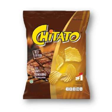 Promo Harga Chitato Snack Potato Chips Sapi Panggang Beef Barbeque 35 gr - Blibli