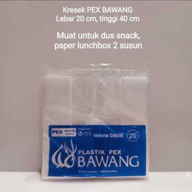 PEX Bawang 20x40 Kresek Kantong PE Bening 20x40