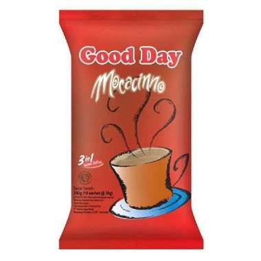 Promo Harga Good Day Instant Coffee 3 in 1 Mocacinno per 10 sachet 20 gr - Blibli