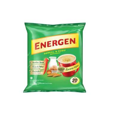 Promo Harga Energen Cereal Instant Kacang Hijau per 20 sachet 31 gr - Blibli