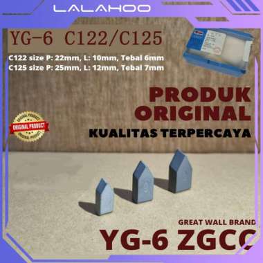 Mata Widia C122 C125 YG6 Pahat Bu C122