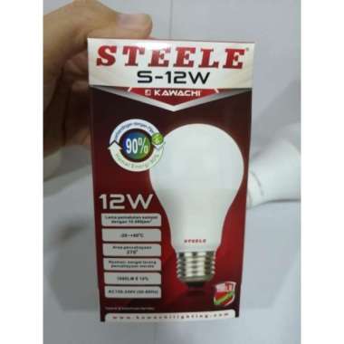 Bohlam Lampu LED Kawachi Steele S-12W Cahaya Kuning