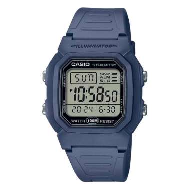 CASIO ORIGINAL - CASIO W-800H-2AVDF - JAM TANGAN PRIA JAM PRIA NG - Resin CASIO W-800H-2A W 800H 2A