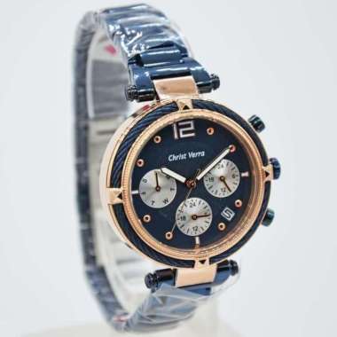 Jam Tangan Wanita Christ Verra 75020L-1J BLU Original
