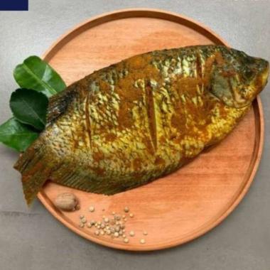 Ikan Gurame Ungkep Bumbu Kuning ● Vakum Frozen Siap Goreng