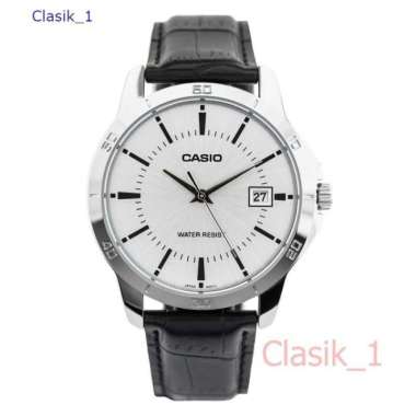 Original 100%!! CASIO MTP-V004L-7AUDF - Jam Tangan Pria - Tali Kulit